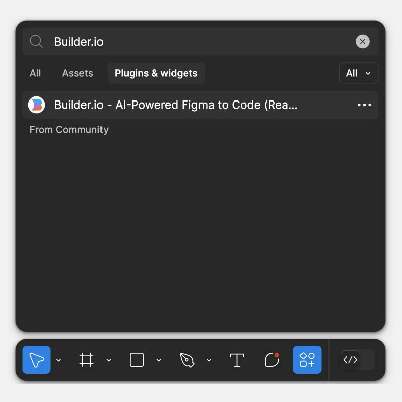 Builder io figma plugin